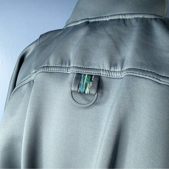 Free People FP Movement Off to the Races Bomber Jacket Blue NWOT M - Picture 11 of 12